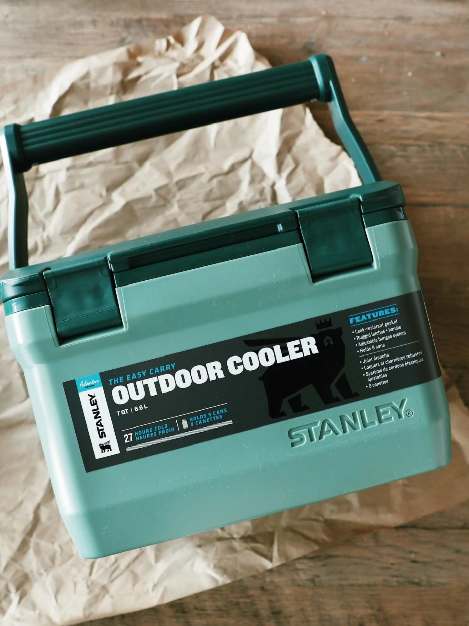 Stanley: Adventure 7qt Cooler - Hammertone Green 1 Stanley: Adventure 7qt Cooler - Hammertone Green