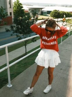 Arkansas Weekends Sweatshirt - Red -Home Goods Store 13F52A10 4767 448D B71E 5A10307AB73E