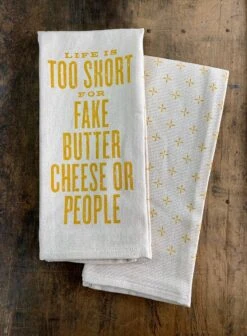 Life Is Too Short Kitchen Towel -Home Goods Store 1d879daafa232d957743455e92b3fe6a3e9b0a1a31332fec2b18f66f34e0cc11
