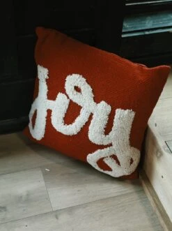 Joy Square Cotton Pillow