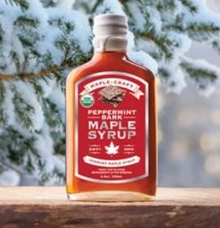 Maple Craft Foods: Organic Peppermint Bark Maple Syrup - 6.8 Oz -Home Goods Store 383ac0cc5d4f5be227d2d996e65520e703547febe01971462cdd563ea86da675