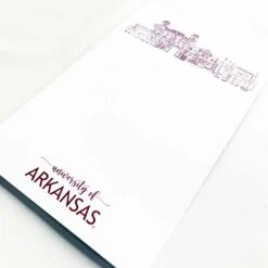 University Of Arkansas Campus Skyline Notepad -Home Goods Store 49a6ab3fab5df740a4503d1985d7a6f75ce6554858fd2b55f94636015d0483ba