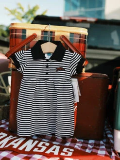 Arkansas Polo Dress + Bloomer - Stripes