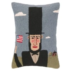 Abraham Lincoln Hook Pillow -Home Goods Store 5356423f88a9fbe5fdc5c030d40e6a4b022eb0ef52c678c87b2f595318dac391