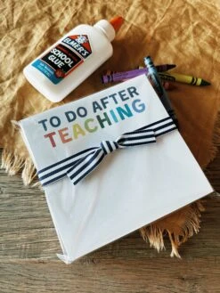 To Do After Teaching Chubbie Notepad