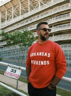 Arkansas Weekends Sweatshirt - Red -Home Goods Store 5D8F5904 0F09 415C A200 DA0040BE6F94