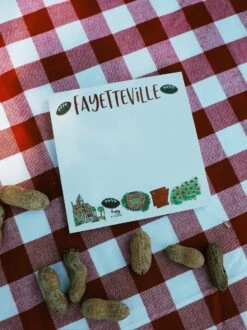 Fayetteville, AR Chunky Notepad