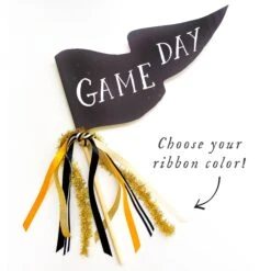 Black Game Day Party Pennant 5 Black Game Day Party Pennant -Home Goods Store 77b6db130cbca094c568a642eff0e39e258464676b12b53408a613e1c6856628