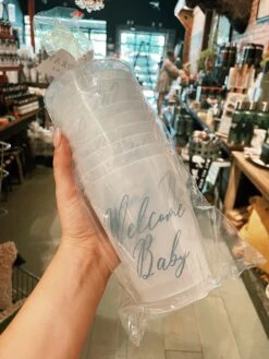 Welcome Baby Reusable Cups - Blue -Home Goods Store 7C301E12 6CE3 4AB8 8DBD F57796DA9ED3