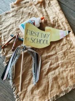 First Day Of School Party Pennant
