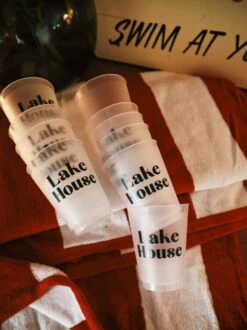 Lake House Reusable Cups