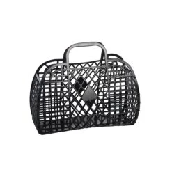Retro Basket Small Jelly Bag - Black -Home Goods Store 7d302b49eb917ae8d6516e577ae275b6e25d18f61067276db8700b46674cd8a9