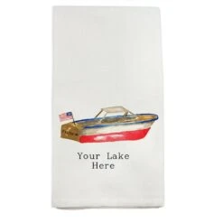 Beaver Lake Boat Dishtowel -Home Goods Store 7f734853f276557bd8050c00e223c86122a393e50c2758da290e5314770f1f53
