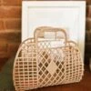 Retro Basket Small Jelly Bag - Latte