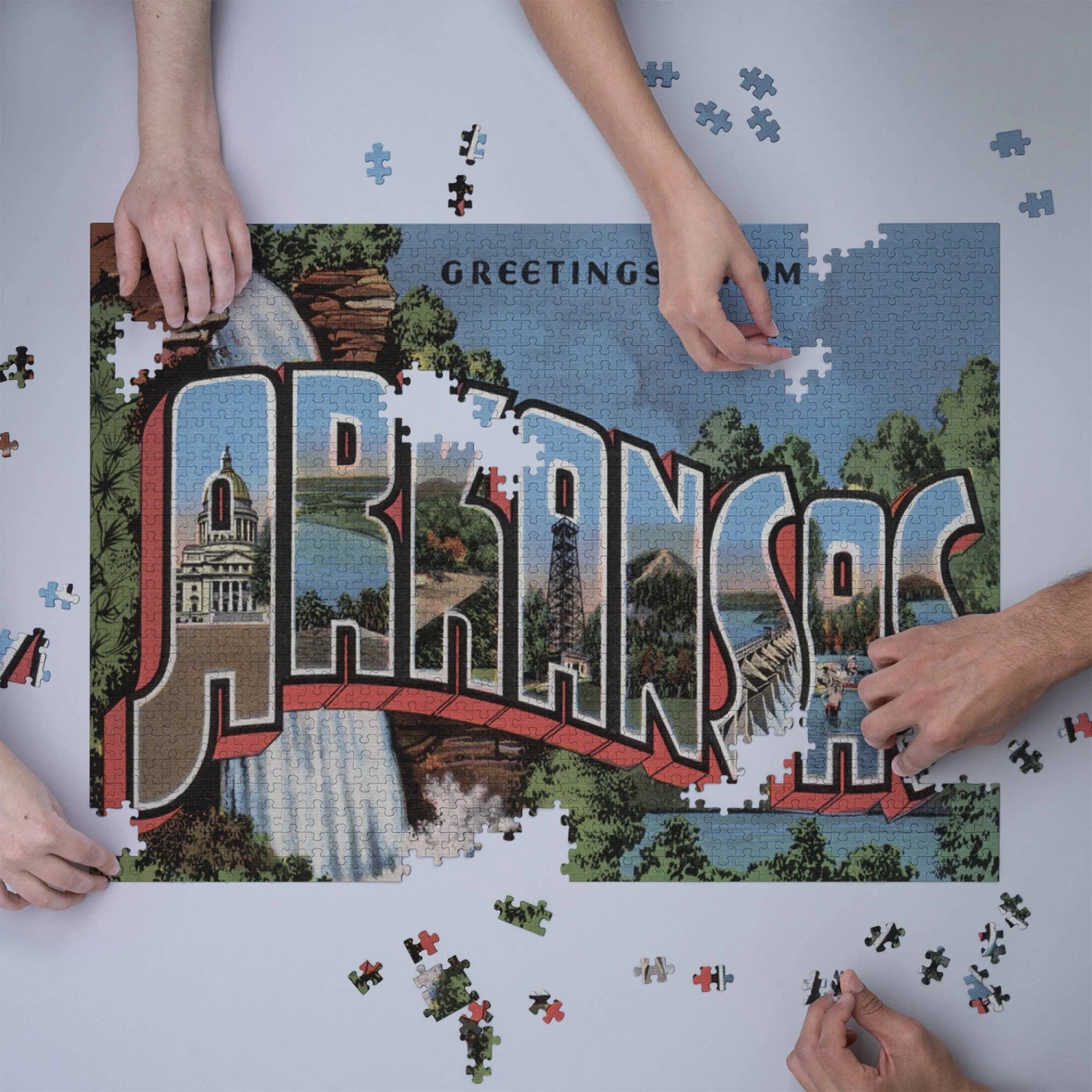 Greetings From Arkansas Puzzle 2 Greetings From Arkansas Puzzle - Image 2