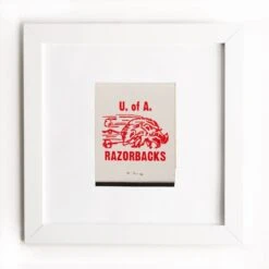 Match South: University Of Arkansas Framed Print - White -Home Goods Store 90b224c5381140e74c26339f9e4c0c28e11fd88672930445f4540cf9d61077ae