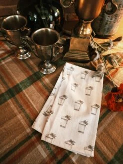 Mint Julep Tea Towel