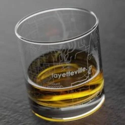 Fayetteville, AR Map Rocks Glass -Home Goods Store 94a077ddad898360f39b6faac6c07a68a01905ab4bc5916e17cbae7770b6f4bf