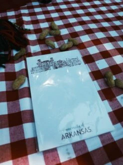 University Of Arkansas Campus Skyline Notepad