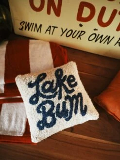 Lake Bum Hook Pillow