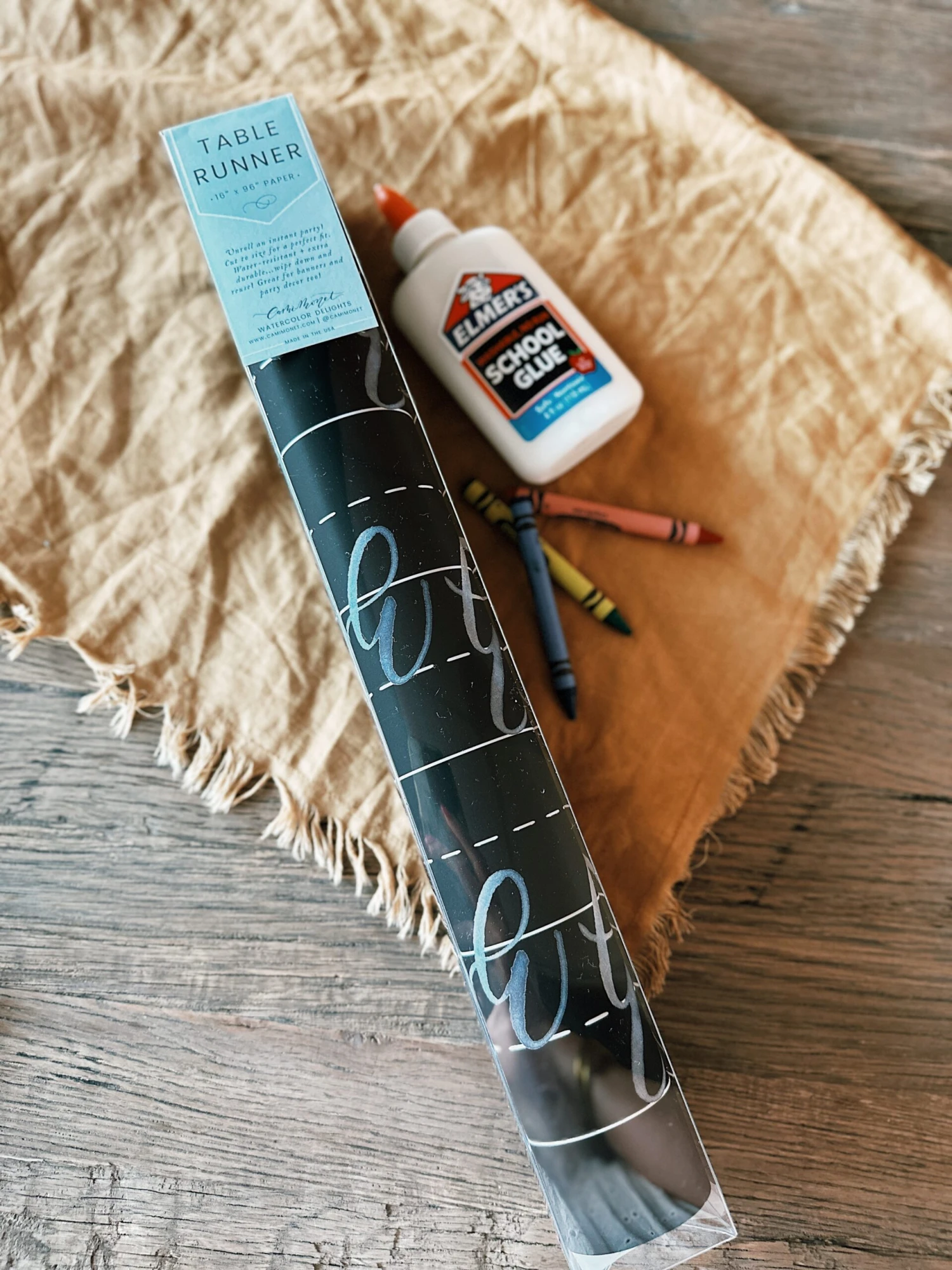 Chalkboard Alphabet Table Runner 1 Chalkboard Alphabet Table Runner