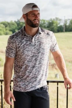 Burlebo: Performance Polo - Classic Deer Camo