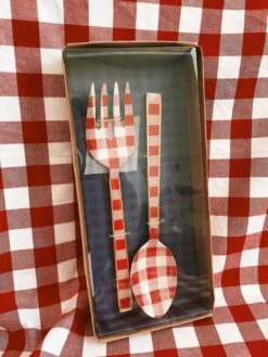 Red Gingham Serving Set -Home Goods Store EF543F29 A148 41A8 AA9C 899BCFD7C0C7