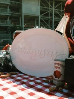 Arkansas Embossed Platter