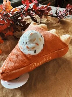 Pupkin Pie Slice Dog Toy
