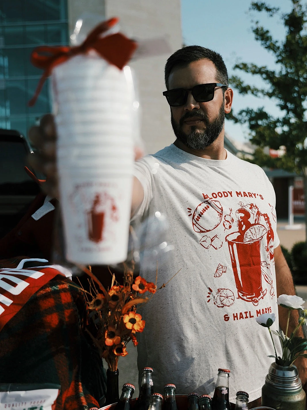 Bloody Mary's And Hail Marys T-Shirt 3 Bloody Mary's And Hail Marys T-Shirt - Image 3