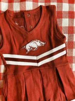 Arkansas Cheer Bodysuit Dress - Red -Home Goods Store IMG 1353 480e3ff7 4b2e 4833 aa04 f6c38be4d418