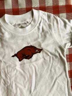 Arkansas Short Sleeve Tee - White -Home Goods Store IMG 1372 c67296cd 941a 43e4 af46 129645779a1b