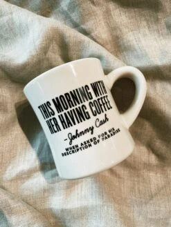 Johnny Cash Diner Mug