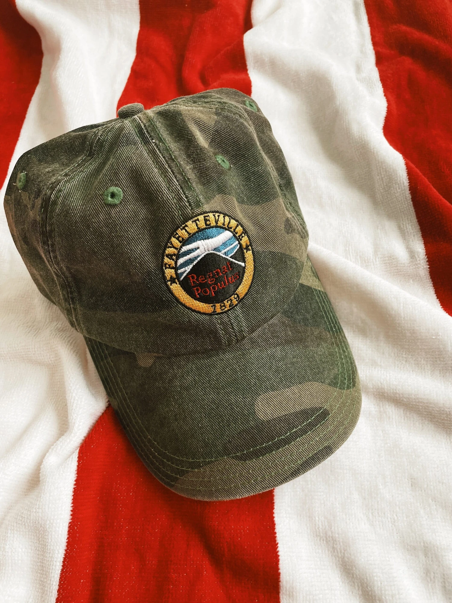 Fayetteville Motto Hat - Camo 5 Fayetteville Motto Hat - Camo - Image 5