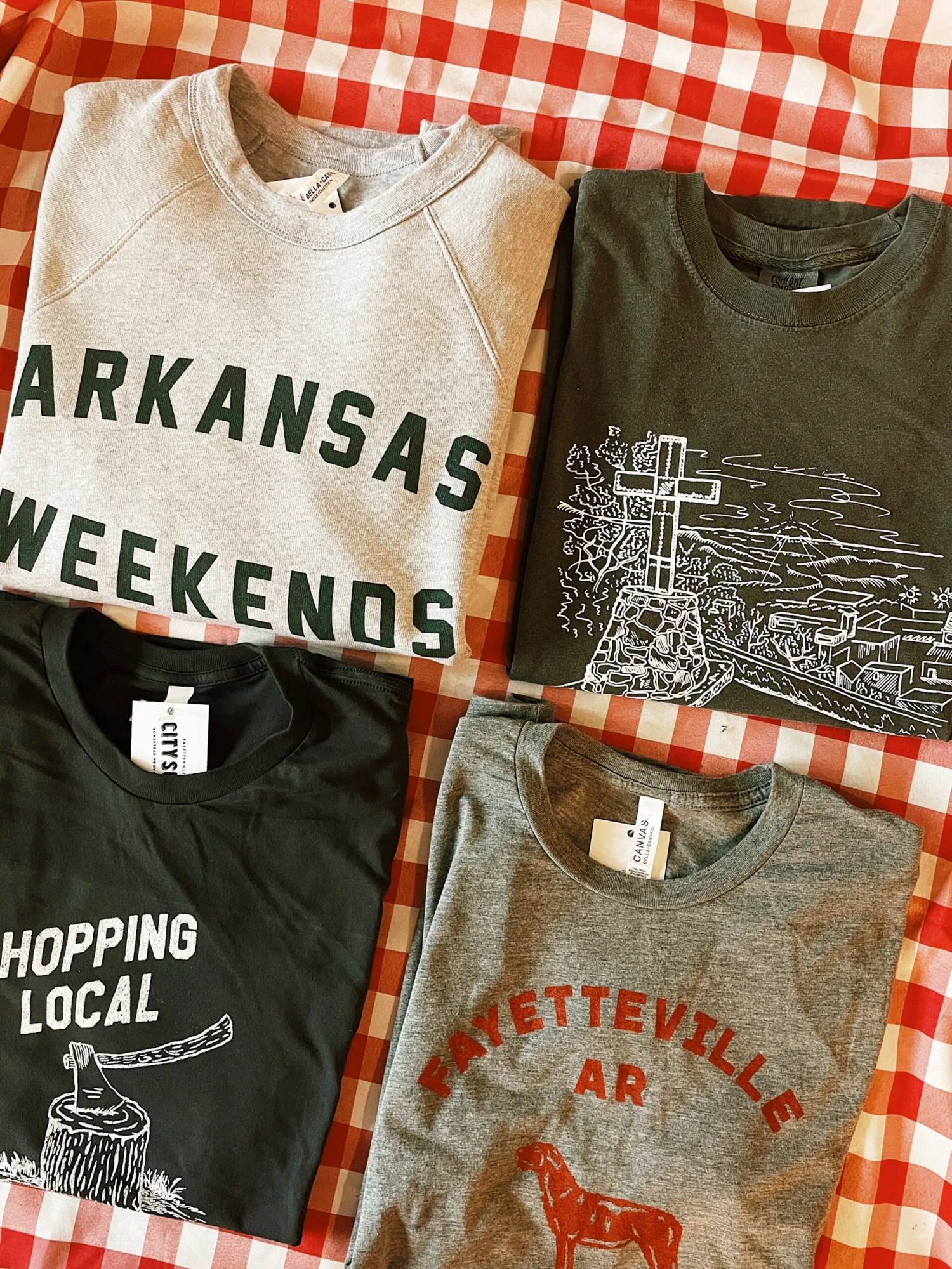 Mount Sequoyah Views T-Shirt (City Supply Exclusive) - Charcoal 3 Mount Sequoyah Views T-Shirt (City Supply Exclusive) - Charcoal - Image 3