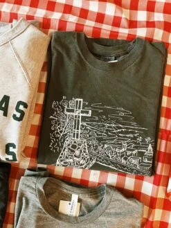 Mount Sequoyah Views T-Shirt (City Supply Exclusive) - Charcoal 7 Mount Sequoyah Views T-Shirt (City Supply Exclusive) - Charcoal -Home Goods Store IMG 1943