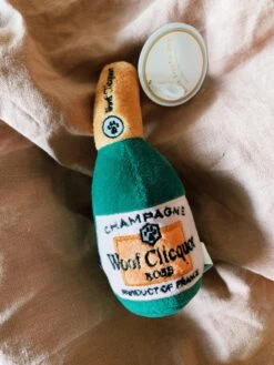 Woof Clicquot Rose' Champagne Bottle - Small -Home Goods Store IMG 2129