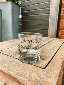 Declaration Of Independence Rocks Glass -Home Goods Store IMG 2311
