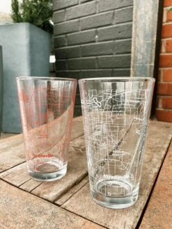 University Of Arkansas Campus Map Pint Pair 14 University Of Arkansas Campus Map Pint Pair -Home Goods Store IMG 2314