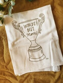 Mom Trophy Tea Towel -Home Goods Store IMG 2426