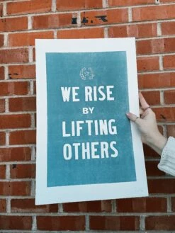 Old Try: We Rise Print - 13x20