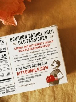 Bittermilk: Single Serve Bourbon Barrel-aged Old Fashioned 5-Pack -Home Goods Store IMG 4346
