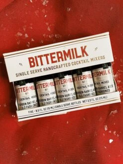 Bittermilk: Single Serve Bourbon Barrel-aged Old Fashioned 5-Pack -Home Goods Store IMG 4721