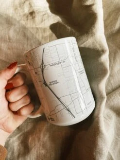 Fayetteville, AR Map Mug -Home Goods Store IMG 4936