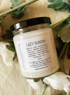 Struck Co: Lazy Sunday Candle -Home Goods Store IMG 4990