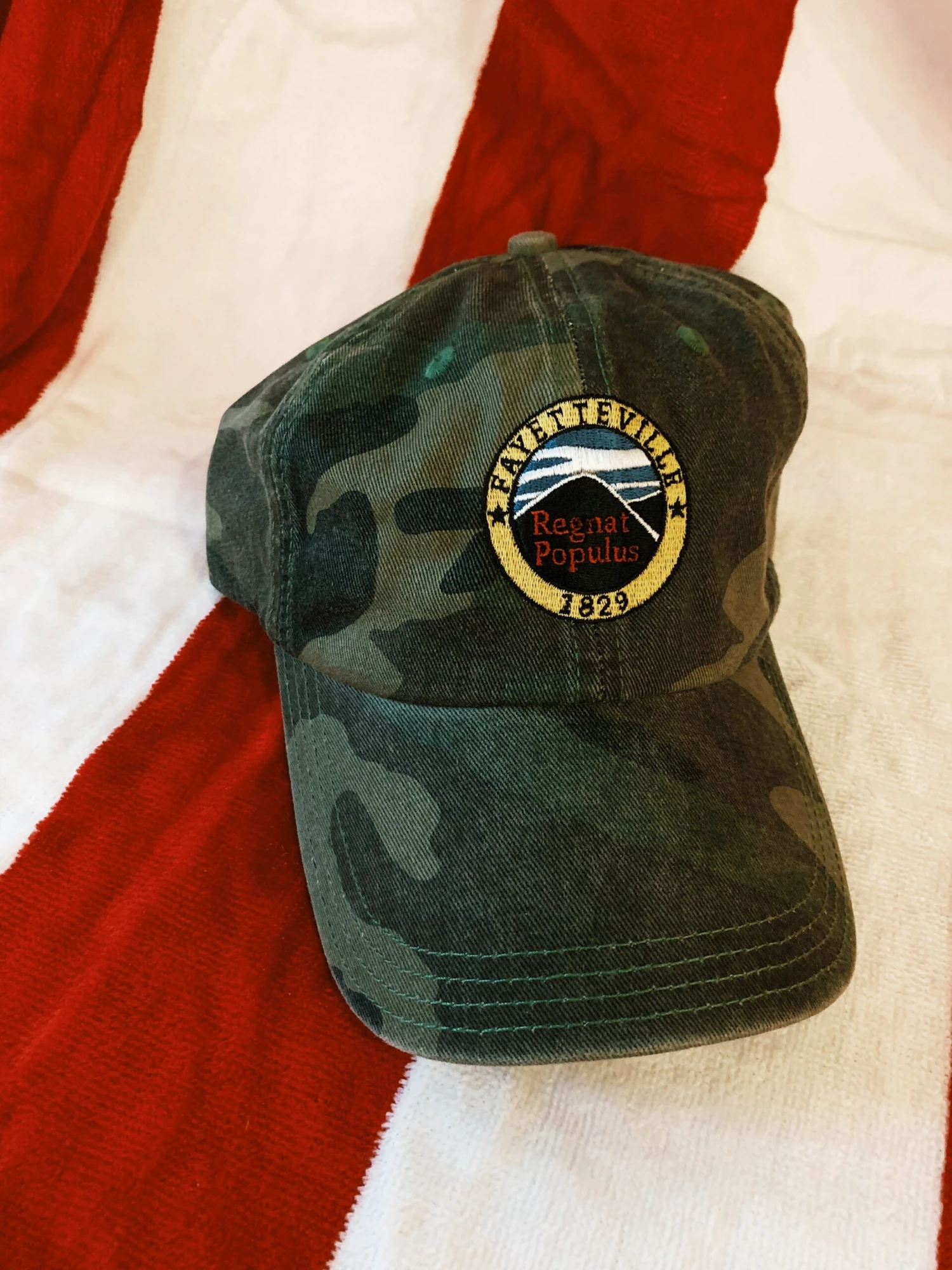 Fayetteville Motto Hat - Camo 7 Fayetteville Motto Hat - Camo - Image 7