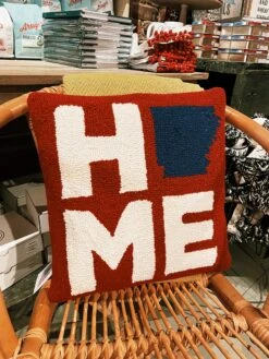 Arkansas Home Hook Pillow