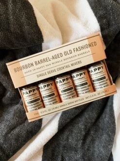 Pappy & Co: Bourbon Barrel-aged Old Fashioned Mix: Single Serve 5-pack -Home Goods Store IMG 7259