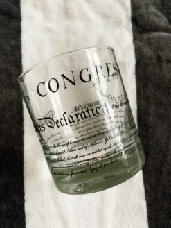 Declaration Of Independence Rocks Glass -Home Goods Store IMG 7422