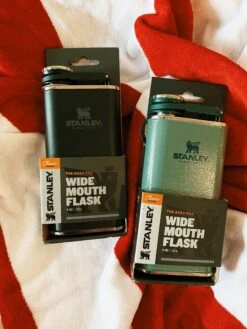 Stanley: Classic Wide Mouth Flask - Hammertone Green -Home Goods Store IMG 7951 5c53325e 69dd 4c87 90ff 872baea979d3